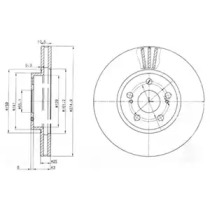 Тормозной диск DELPHI BG3823