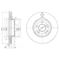 Тормозной диск DELPHI BG3838C