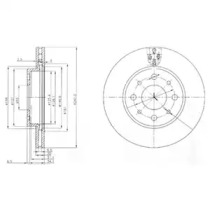 Тормозной диск DELPHI BG3839