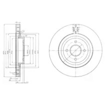 Тормозной диск DELPHI BG3852