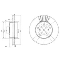 Тормозной диск DELPHI BG3856