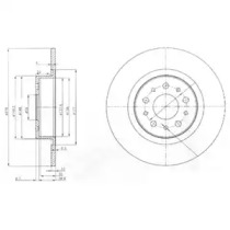 Тормозной диск DELPHI BG3857