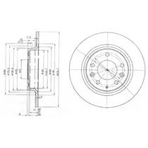 Тормозной диск DELPHI BG3875