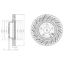 Тормозной диск DELPHI BG3882