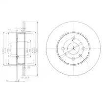 Тормозной диск DELPHI BG3885