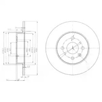 Тормозной диск DELPHI BG3885C