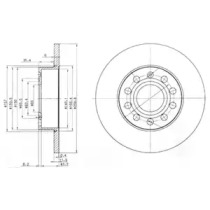 Тормозной диск DELPHI BG3890