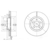 Тормозной диск DELPHI BG3895C