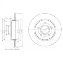 Тормозной диск DELPHI BG3896