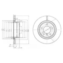 Тормозной диск DELPHI BG3901C