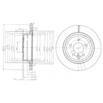 Тормозной диск DELPHI BG3919