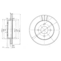 Тормозной диск DELPHI BG3932