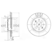 Тормозной диск DELPHI BG3934