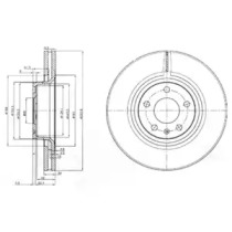 Тормозной диск DELPHI BG3939