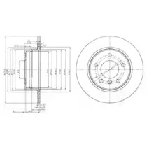 Тормозной диск DELPHI BG3948