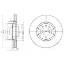 Тормозной диск DELPHI BG3973