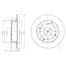 Тормозной диск DELPHI BG3983