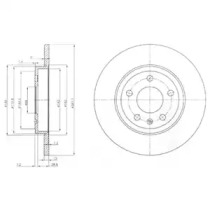 Тормозной диск DELPHI BG3996