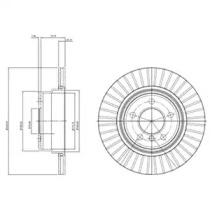 Тормозной диск DELPHI BG3999