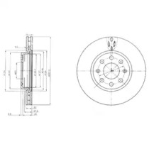 Тормозной диск DELPHI BG4004