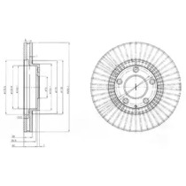 Тормозной диск DELPHI BG4027