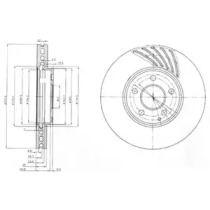 Тормозной диск DELPHI BG4029