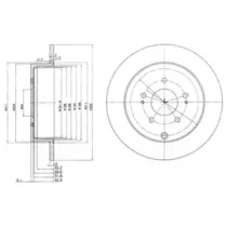 Тормозной диск DELPHI BG4035