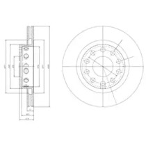 Тормозной диск DELPHI BG4058