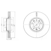 Тормозной диск DELPHI BG4083