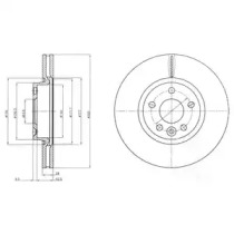 Тормозной диск DELPHI BG4094C