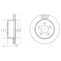 Тормозной диск DELPHI BG4103