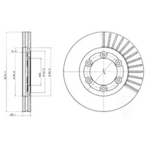 Тормозной диск DELPHI BG4105