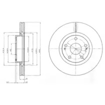 Тормозной диск DELPHI BG4113