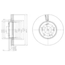 Тормозной диск DELPHI BG4119