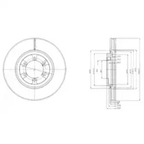 Тормозной диск DELPHI BG4133