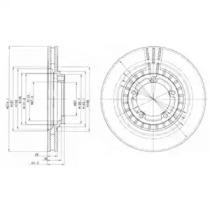 Тормозной диск DELPHI BG4134