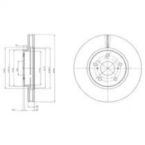 Тормозной диск DELPHI BG4139C