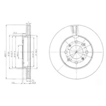 Тормозной диск DELPHI BG4148