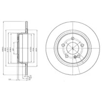 Тормозной диск DELPHI BG4153