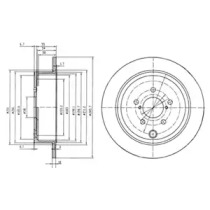 Тормозной диск DELPHI BG4158