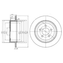 Тормозной диск DELPHI BG4159