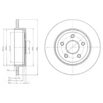 Тормозной диск DELPHI BG4160