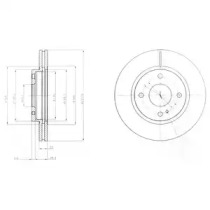 Тормозной диск DELPHI BG4170C