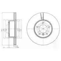 Тормозной диск DELPHI BG4172C