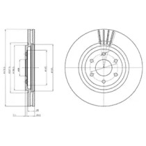 Тормозной диск DELPHI BG4176