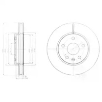 Тормозной диск DELPHI BG4187