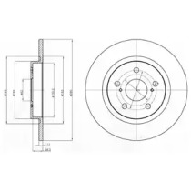 Тормозной диск DELPHI BG4200