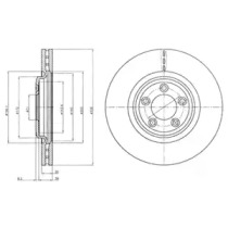 Тормозной диск DELPHI BG4203