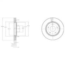 Тормозной диск DELPHI BG4212