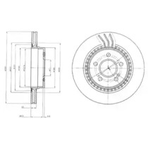 Тормозной диск DELPHI BG4226